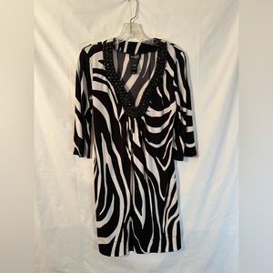 Bisou Bisou striped dress size 6